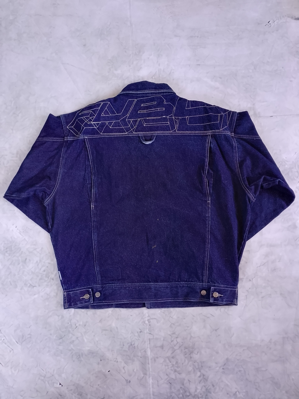 Vintage FUBU Denim Jacket Baggy Hip Hop